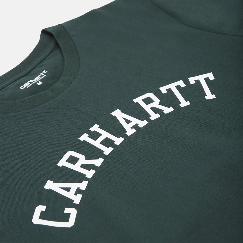 Carhartt WIP T-shirts S/S UNIVERSITY TEE I028368 BOTTLE GREEN